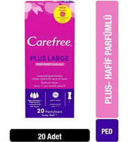 Carefree Günlük Ped Plus Large 20 Li