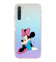 Xiaomi Redmi Note 8  Kamera Korumalı Kapak Minnie Mouse Tasarımlı Şeffaf  Kılıf