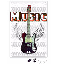 Guitar Music Gitar Müzik Puzzle 240 Parça Yapboz
