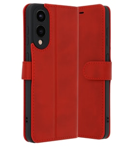 Northcity Samsung Galaxy S25 Uyumlu Edge Trend S Plus Kapaklı Kılıf - Kırmızı