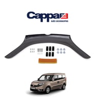 CAPPAFE Fiat Doblo Ön Kaput Koruyucu Rüzgarlık 4mm Parlak Siyah 2015-›