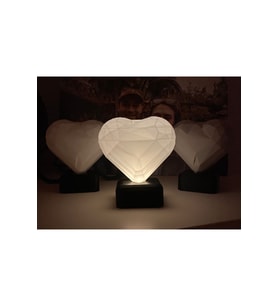 Kalp Çerçeveli Tealight Mumluk