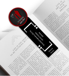BK Gift Kişiye Özel İsimli Öğretmenler Günü Tasarımlı Ahşap Kitap Ayracı - 6, Öğretmene Hediye, Öğretmenler Günü