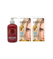 Jeans Color Saç Boyası Pamuk Şekeri Pembe 250 ml + Bianna Açıcı 2 Paket