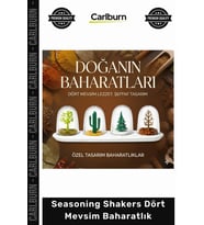 #Baharatlık Estetik Kar Küresi Tasarım Mutfak Baharat Set Seasoning Shakers Dört Mevsim Baharatlık