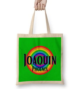 Joaquin Phoenix- Retro Rainbow Style Bez Çanta Uzun Saplı