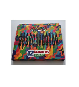 12 Li Marker Profosyonel Boya Kalemi 2163