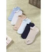 5 Çift Unisex Kısa Çorap  Extra Soft Unisex Pamuklu Patik Çorap (Çok Renkli)