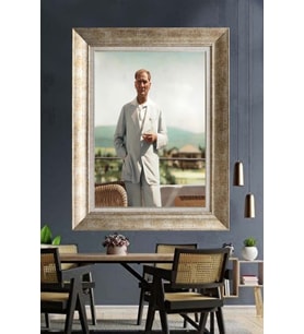 Gümüş Çerçeveli Atatürk Tablo ds54