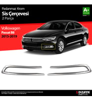 VW Passat B8 Krom Sis Farı Çerçevesi 2 Parça 2015-2019