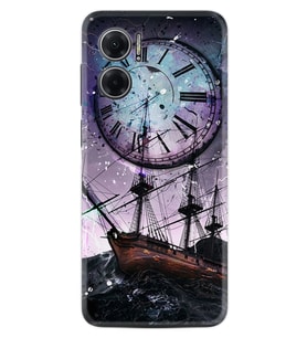 Xiaomi Redmi Note 11E Kılıf Silikon Desen Özel Seri Time 1749