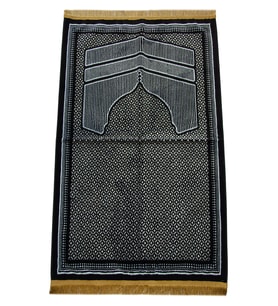 Albion Kabe Desenli Kadife Seccade Gri