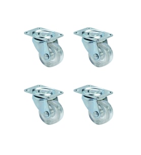 Furç Tablalı Bilyalı Teker - 32MM - Şeffaf HKS239 - 4 Adet