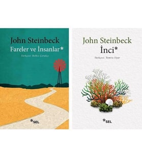 John Steinbeck Fareler ve İnsanlar + İnci 2 Kitap Set