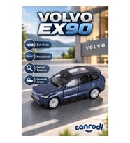 Welly Volvo EX90 Çek Bırak Metal Model Araba 11 cm