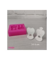 YY0584 İkili Diş Tabanlıklı Silikon Kalıp