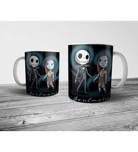 Pixxa Nightmare Before Christmas Ruh Eşleri Kupa Bardak  