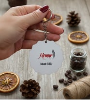 Kişiye Özel Memur Anahtarlık  Hediyesi (Bej)