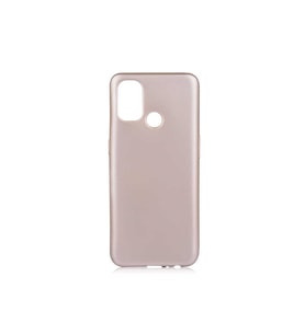 OnePlus Nord N100 Uyumlu Kılıf Zore Premier Silikon Kapak (Gold)