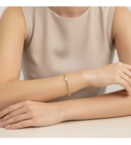 XUPİNG JEWELRY ÜÇ TAŞ YUVARLAK ZİRKON TAŞLI BİLEKLİK