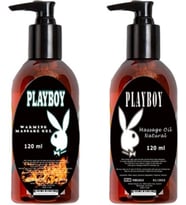 Playboy Massage Oil Warming And Natural 120 ml Isıtıcılı ve Kokusuz Vücut Masaj Yağı