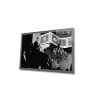 Atatürk Cam Tablo 4mm Dayanıklı Temperli Cam, Atatürk Glass Wall Art (Çok Renkli)
