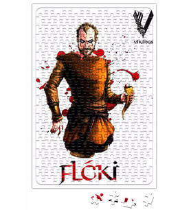 Vikings Floki Black Knight Puzzle 240 Parça Yapboz