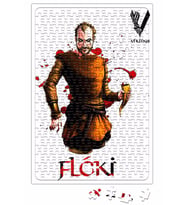 Vikings Floki Black Knight Puzzle 240 Parça Yapboz