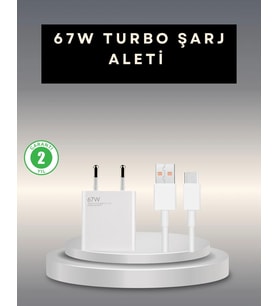 67 Watt Type C Şarj Adaptörü Poco X3 X4 X5 Pro Uyumlu