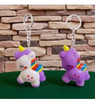 2 ADET UNICORN ANAHTARLIK RENKLİ SEVİMLİ UNICORN SUKUŞİ