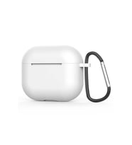 Apple Airpods 3. Nesil Uyumlu Zore Standart Silikon Kılıf (Beyaz)