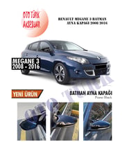 Renault Megane 3 Yarasa Batman Ayna Kapağı 2008 2016 (Siyah)