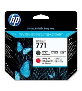 Tonersepeti Hp 771-CE017A Orjinal Mat Siyah & Kromatik Kırmızı Baskı Kafası