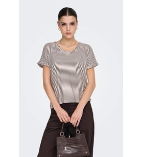 JDY JDYSISSY Kadın Basic T-Shirt Kısa Kollu O-Neck T-Shirt
