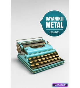 Nostaljik Dekoratif Metal Daktilo Vintage Hediyelik Masaüstü Biblo C0731