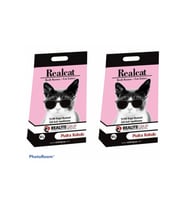 Real Cat Topaklanan Kedi Kumu Pudralı 10 Lt x 2 Adet