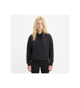 %100 Pamuk EVERYDAY HOODIE KADIN SİYAH SWEAT