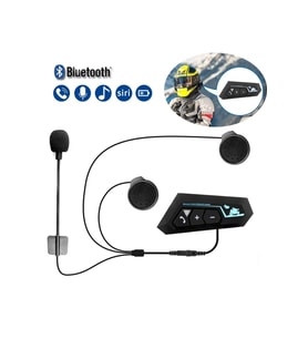 Motosiklet Kask Kulaklığı İntercom Interkom Konuşma&Dinleme Özellikli Bluetooth V5