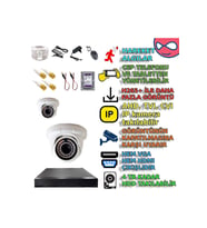 XMPro 2 DOME KAMERALI 1080P 36 IRLED GÜVENLİK KAMERA SETİ