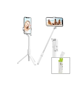 Uzayayan ve Kısalan Selfi Çubuğu, Tripod Ayaklı, 67cm Uzunluk