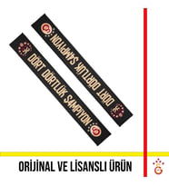 Galatasaray Lisanslı 26 Şampiyonluk Siyah Atkı