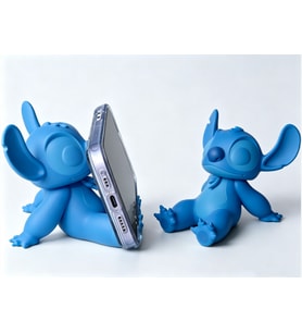 Stitch Tasarımlı Dekoratif Telefon Standı - Masaüstü Karakter Tutucu