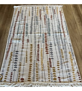 Hoom Rugs Samos SMS 34 Multy Yıkanabilir Çift Taraflı Pamuk Kilim (Çok Renkli)