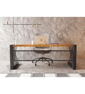 Ntconcept Alfa Masif Ağaç Ofis ve Çalışma Masası