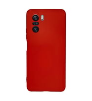 Xiaomi Poco F3 Kılıf Nano İçi Kadife Silikon - Kırmızı