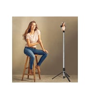 170cm Ayarlanabilir Tripod ve Selfie Çubuğu, Bluetooth Uzaktan Kumandalı