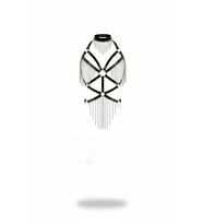 Mulvxbrf Brf02 Siyah Body Harness Zincir Detaylı Choker Yaka - Brf1080 (Mulvix)