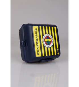 "DEKOMUS CEP DEFTERİ HEDİYELİ" LİSANSLI FENERBAHÇE 2 KATLI BESLENME KUTUSU / LUNCH BOX
