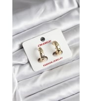14K Gold Renk Kaplama CM Kadın Küpe 5886 - HPSBYI2681-9746
