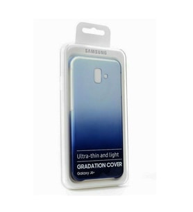 Galaxy J6 Plus ile Uyumlu Gradation Kılıf Mavi EF-AJ610LBEGWW